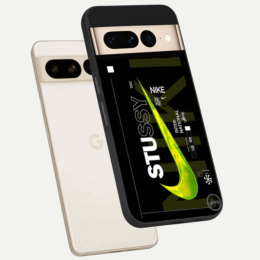 Neon Street Edition phone case For Google Pixel 7 Pro showing premium glass back cover with detailed artwork