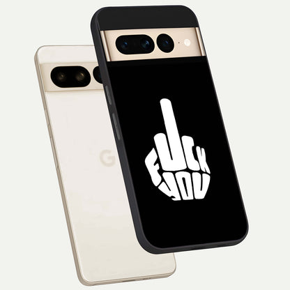  Rebel Mode On phone case For Google Pixel 7 Pro showing premium glass back cover with detailed artwork