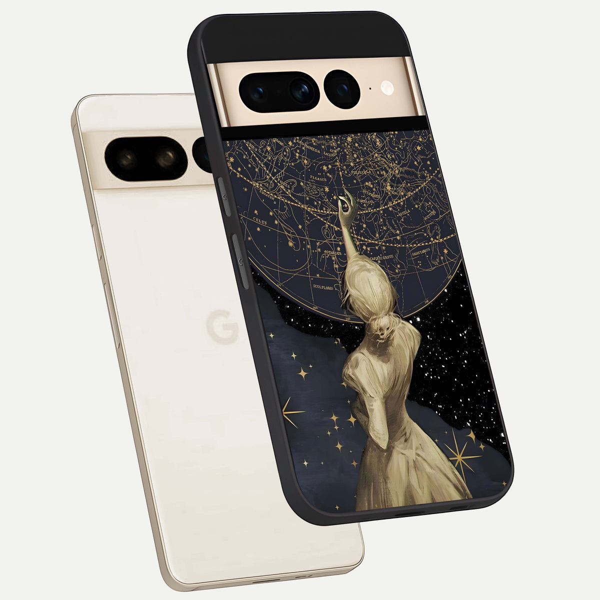  Taylor Swift Girl phone case For Google Pixel 7 Pro showing premium glass back cover with detailed artwork