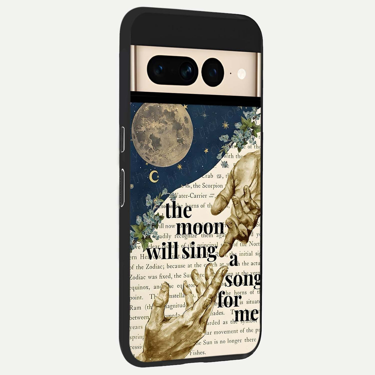  Aesthetic Divine back cover For Google Pixel 7 Pro slim fit glass case with vibrant aesthetic design