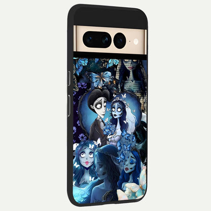  Butterfly Ghost Soul back cover For Google Pixel 7 Pro slim fit glass case with vibrant aesthetic design