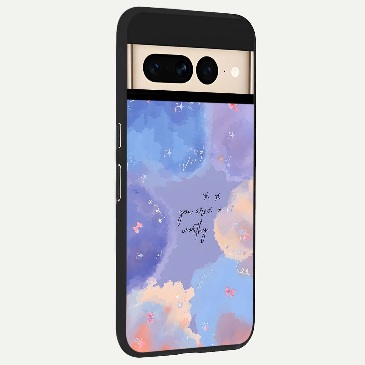  Celestial Cloud Magic back cover For Google Pixel 7 Pro slim fit glass case with vibrant aesthetic design