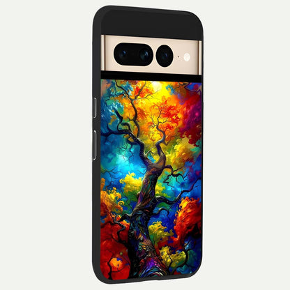  Colorful Soda Bottles back cover For Google Pixel 7 Pro slim fit glass case with vibrant aesthetic design