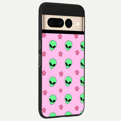  Cosmic Cute Crush back cover For Google Pixel 7 Pro slim fit glass case with vibrant aesthetic design