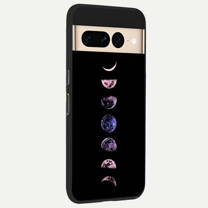  Crimson All Planets back cover For Google Pixel 7 Pro slim fit glass case with vibrant aesthetic design
