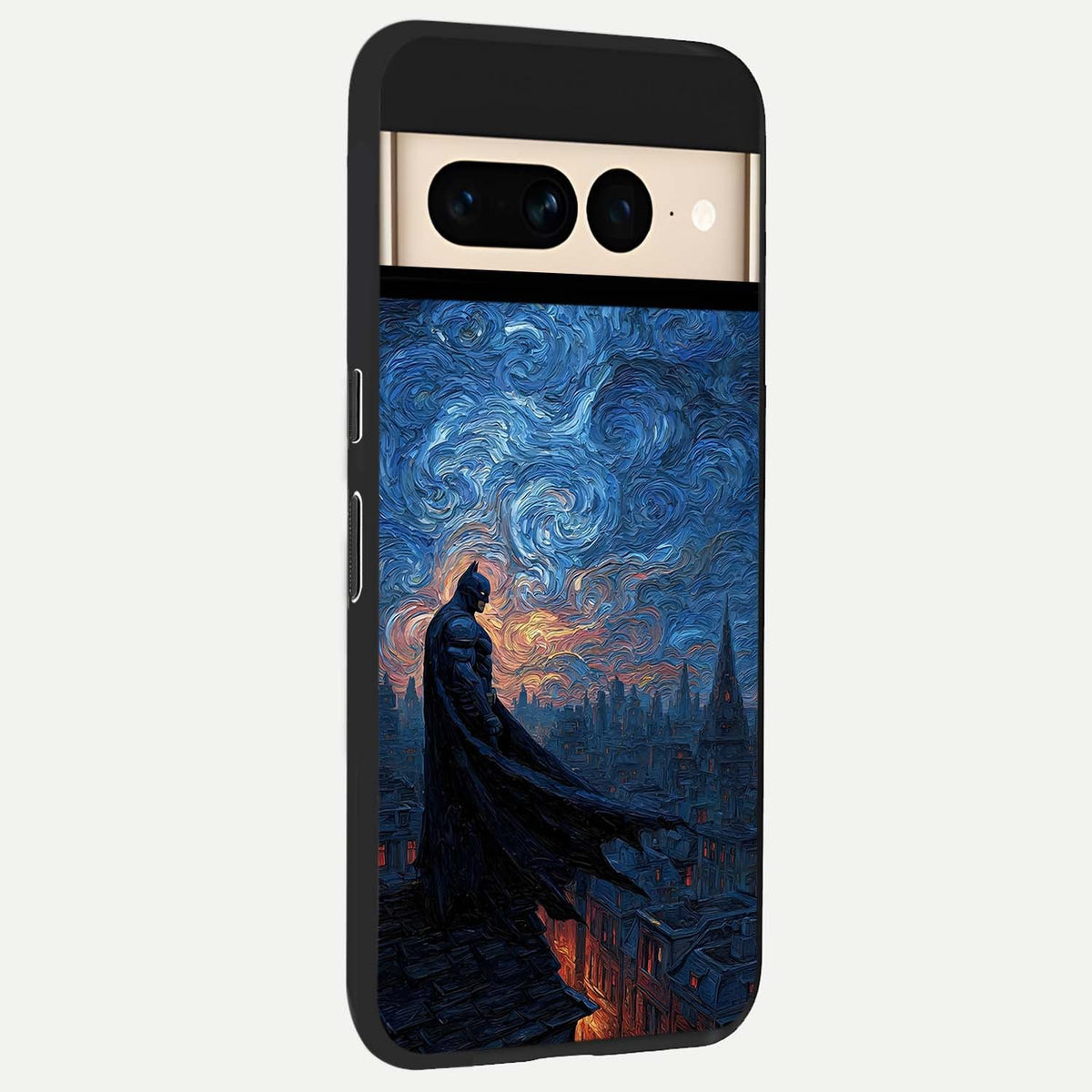  Dark Knight Dusk back cover For Google Pixel 7 Pro slim fit glass case with vibrant aesthetic design