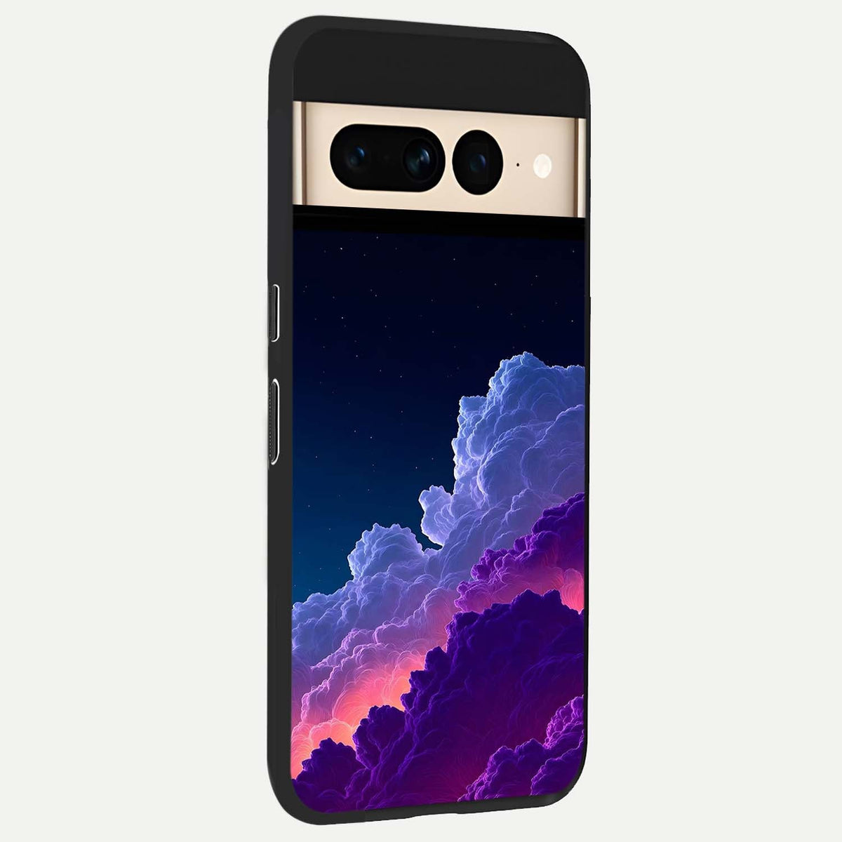  Dreamy Cloud Skies back cover For Google Pixel 7 Pro slim fit glass case with vibrant aesthetic design