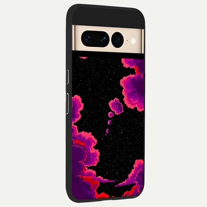  Galaxy Dream Frame back cover For Google Pixel 7 Pro slim fit glass case with vibrant aesthetic design