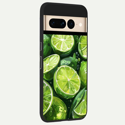  Green Kawasaki back cover For Google Pixel 7 Pro slim fit glass case with vibrant aesthetic design