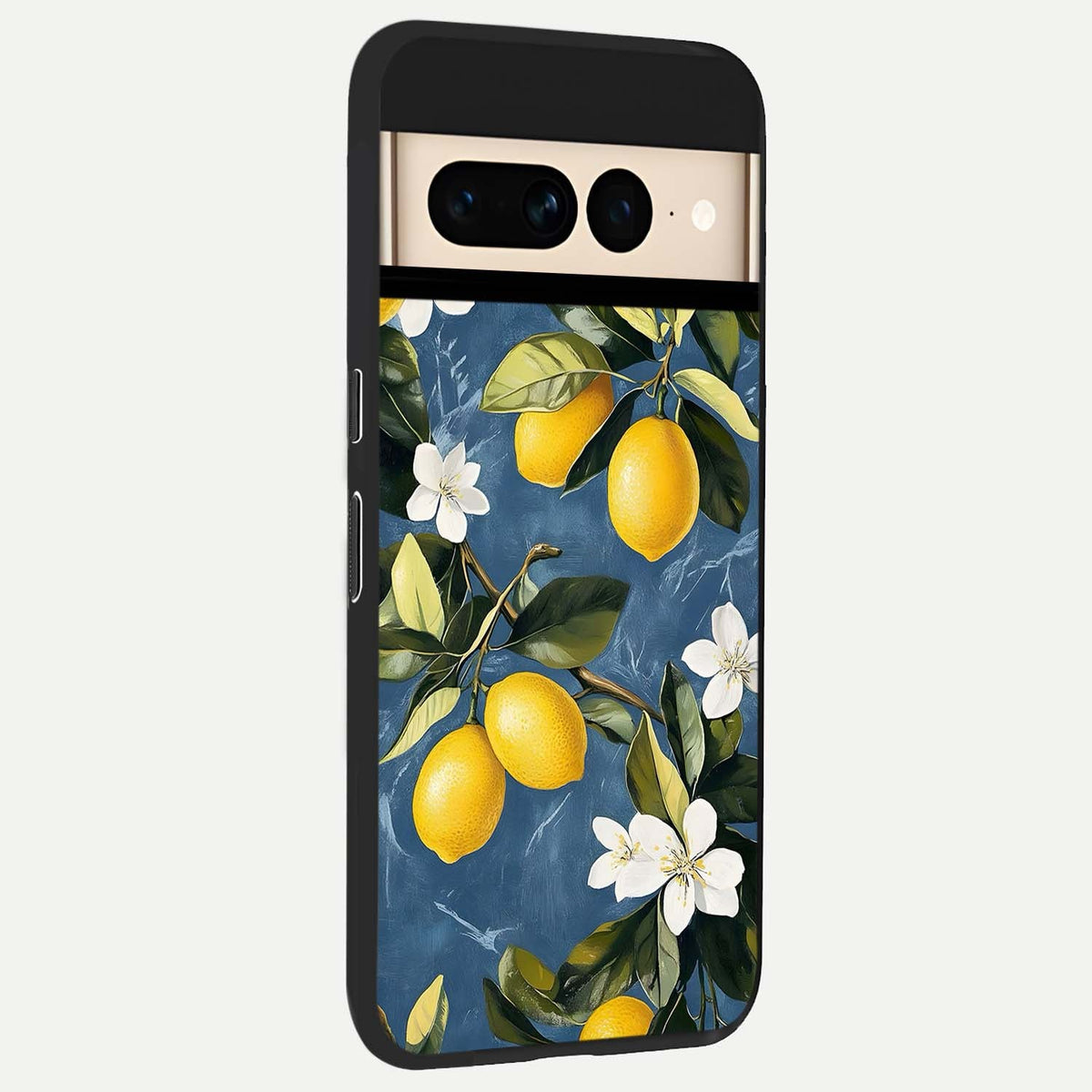  Lemon Dream Garden back cover For Google Pixel 7 Pro slim fit glass case with vibrant aesthetic design
