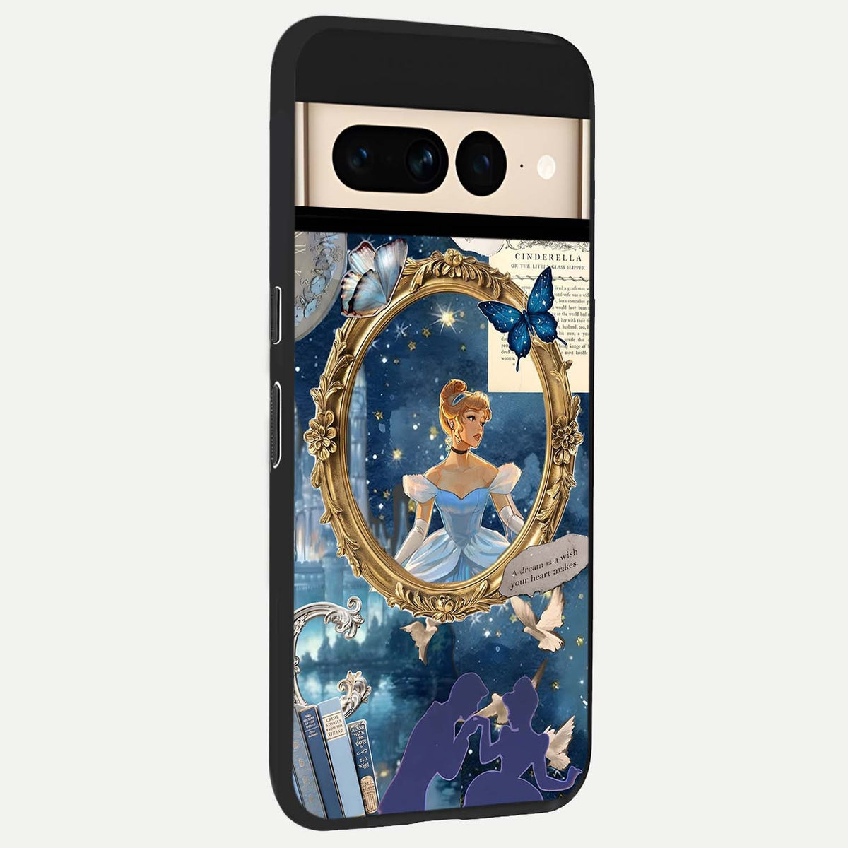  Midnight Queen back cover For Google Pixel 7 Pro slim fit glass case with vibrant aesthetic design