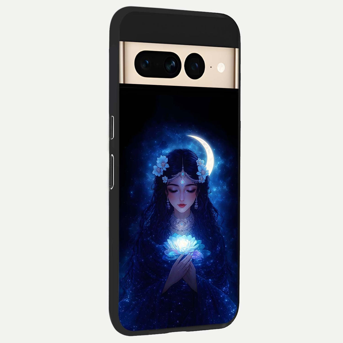  Mystic Moon Queen back cover For Google Pixel 7 Pro slim fit glass case with vibrant aesthetic design