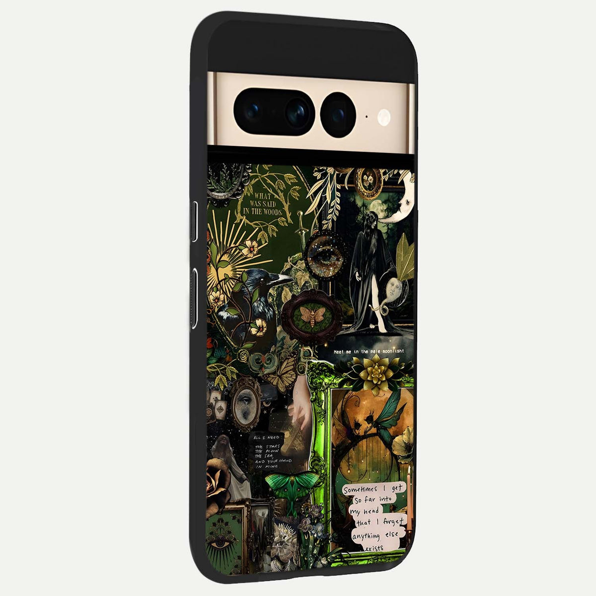  Mystic Woods Secret back cover For Google Pixel 7 Pro slim fit glass case with vibrant aesthetic design