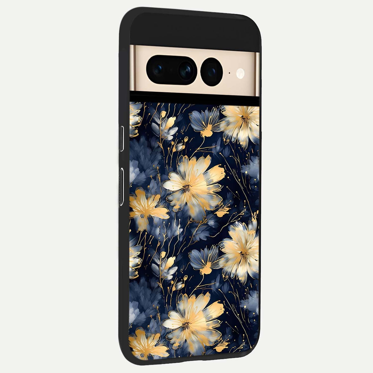  Royal Petal Dream back cover For Google Pixel 7 Pro slim fit glass case with vibrant aesthetic design