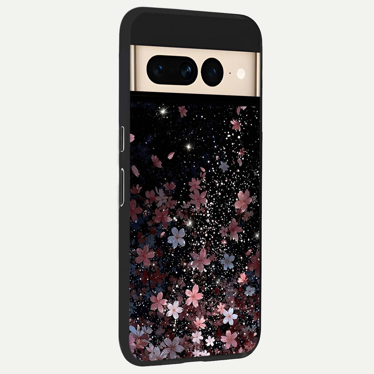  Starlit Flower Dreams back cover For Google Pixel 7 Pro slim fit glass case with vibrant aesthetic design