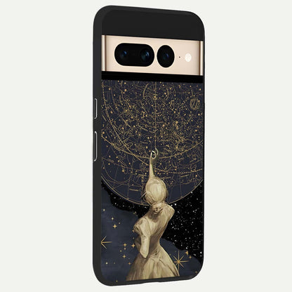  Taylor Swift Girl back cover For Google Pixel 7 Pro slim fit glass case with vibrant aesthetic design