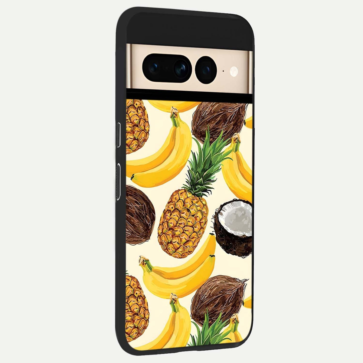  Tropical Fruit Mood back cover For Google Pixel 7 Pro slim fit glass case with vibrant aesthetic design