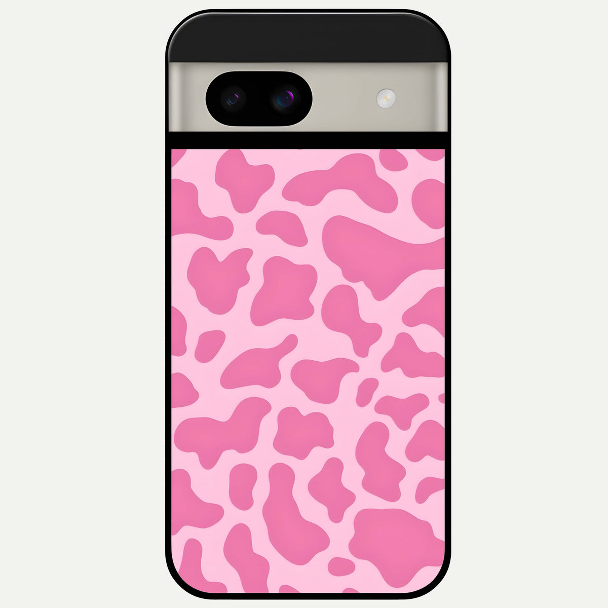  Pinkish Scenery Glass Case For Google Pixel 8A back cover – full design glossy printed glass finish