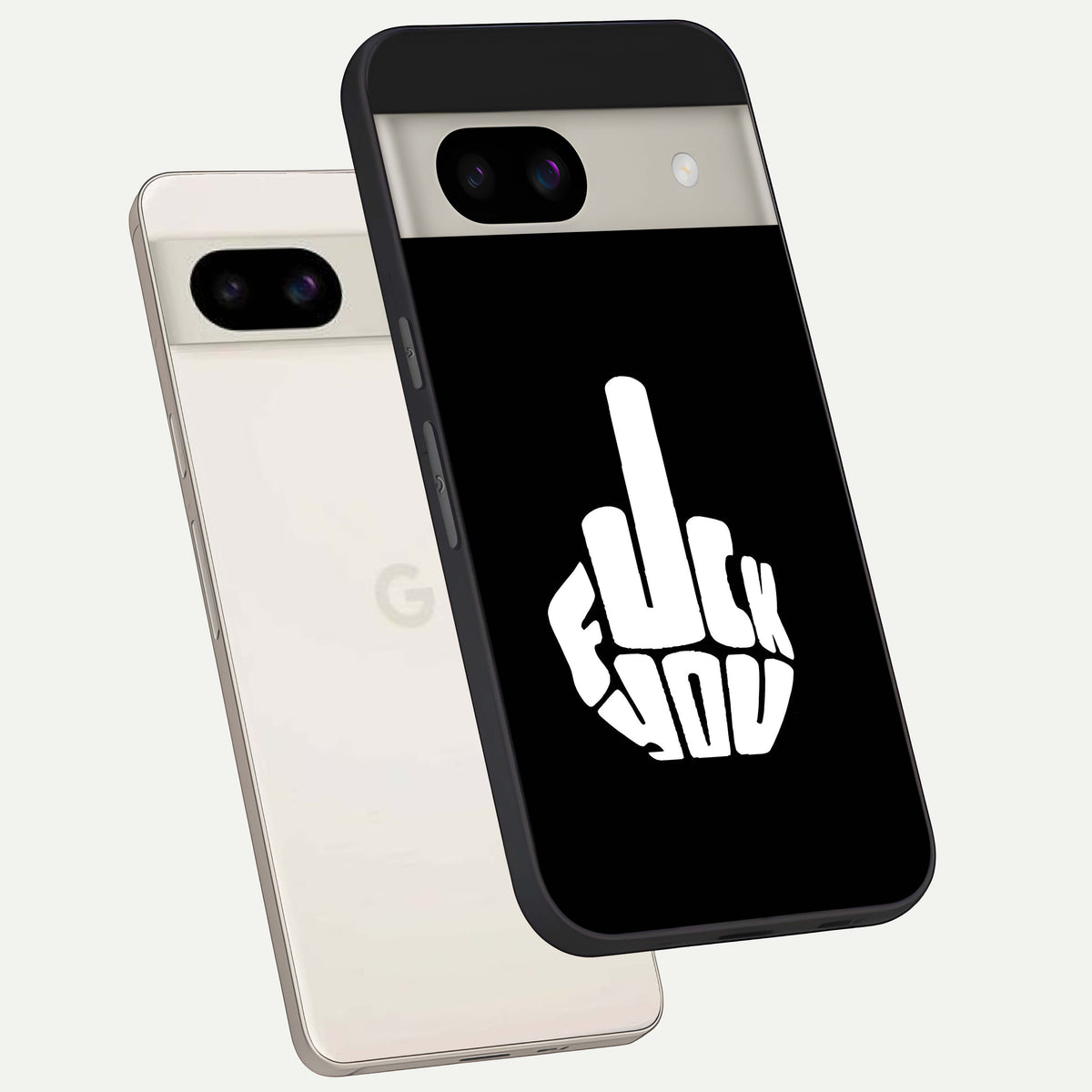  Rebel Mode On back cover For Google Pixel 8A slim fit glass case with vibrant aesthetic design