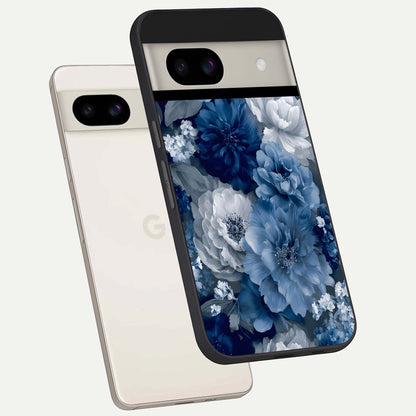  Royal Bloom Garden back cover For Google Pixel 8A slim fit glass case with vibrant aesthetic design