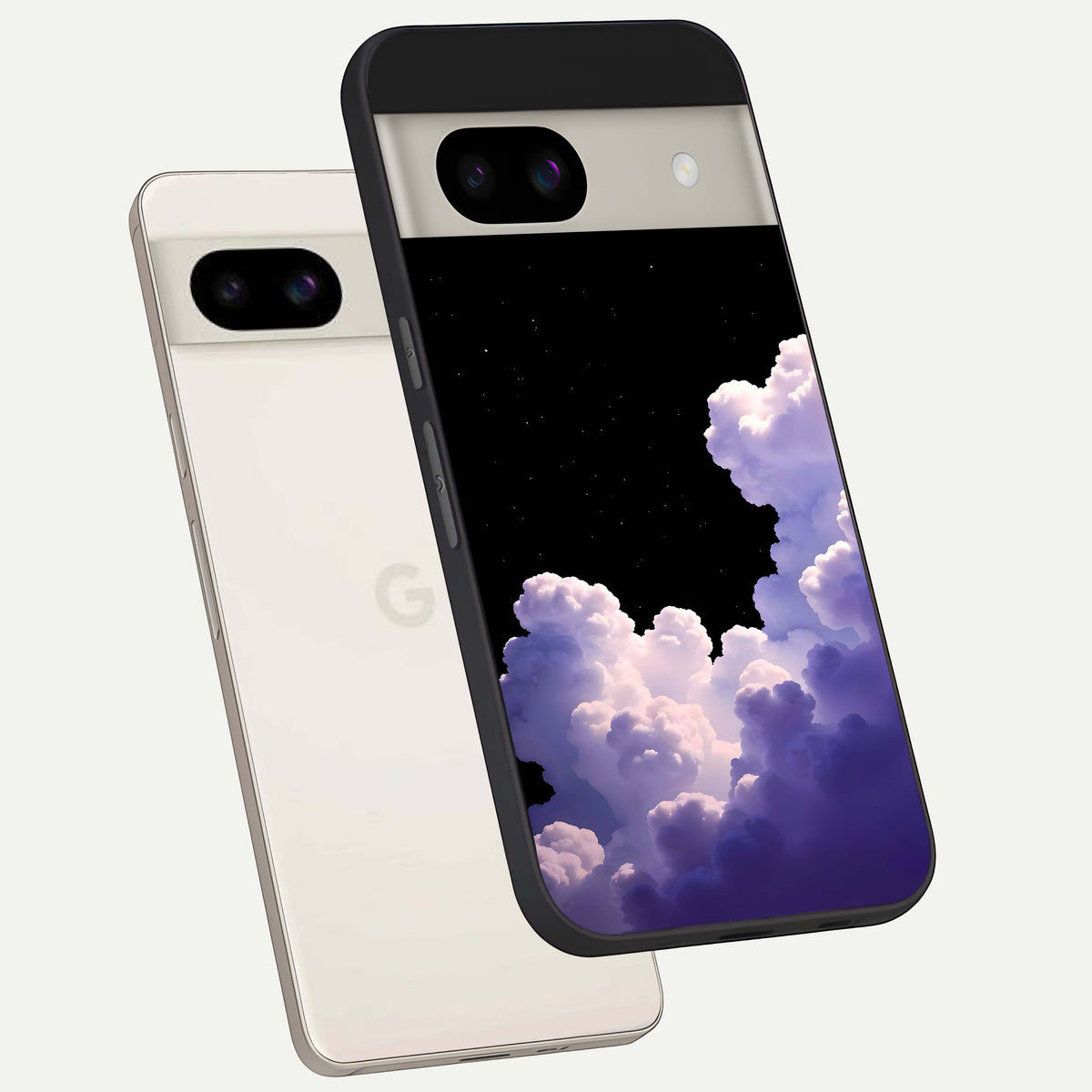  Starlit Night Whispers back cover For Google Pixel 8A slim fit glass case with vibrant aesthetic design