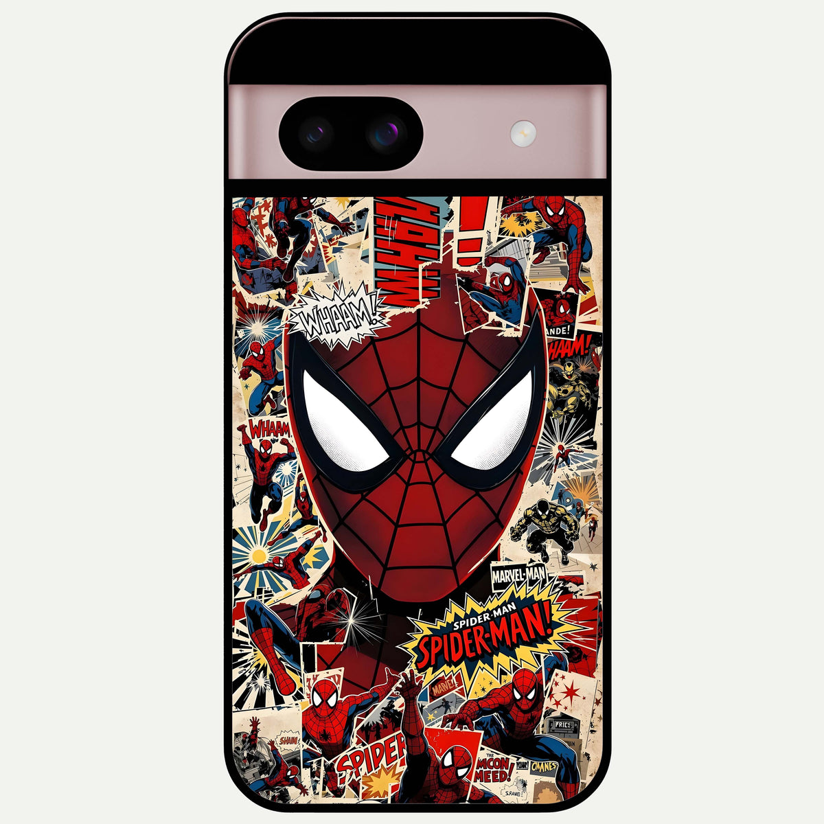  Aesthetic Wonder Spider Glass Case For Google Pixel 8 back cover – full design glossy printed glass finish