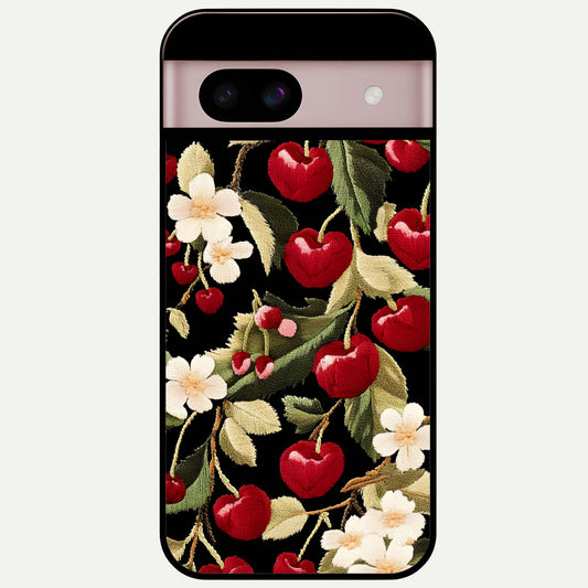  Blooming Spendor Bird Glass Case For Google Pixel 8 back cover – full design glossy printed glass finish