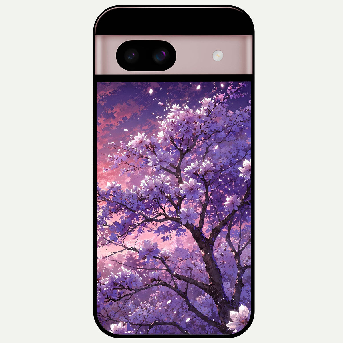  Blossom Tree Glass Case For Google Pixel 8 back cover – full design glossy printed glass finish