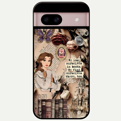  Bookish Dream World Glass Case For Google Pixel 8 back cover – full design glossy printed glass finish