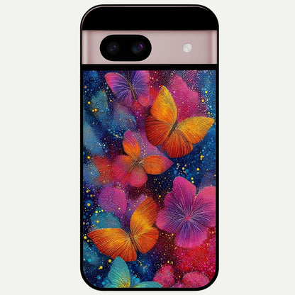  Butterfly Dream Mist Glass Case For Google Pixel 8 back cover – full design glossy printed glass finish
