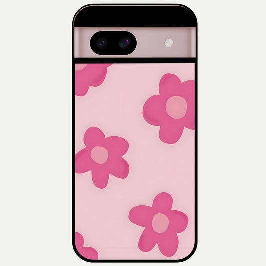  Candy Bloom Dreams Glass Case For Google Pixel 8 back cover – full design glossy printed glass finish