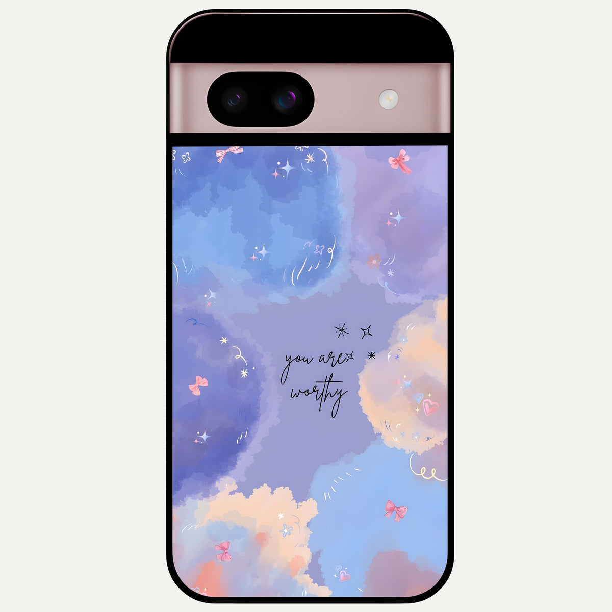  Celestial Cloud Magic Glass Case For Google Pixel 8 back cover – full design glossy printed glass finish