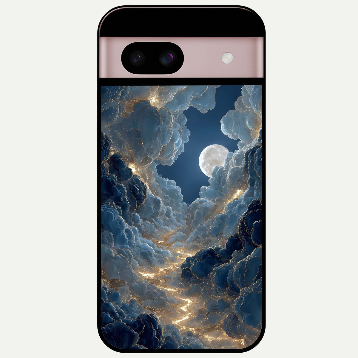  Celestial Cloud Road Glass Case For Google Pixel 8 back cover – full design glossy printed glass finish