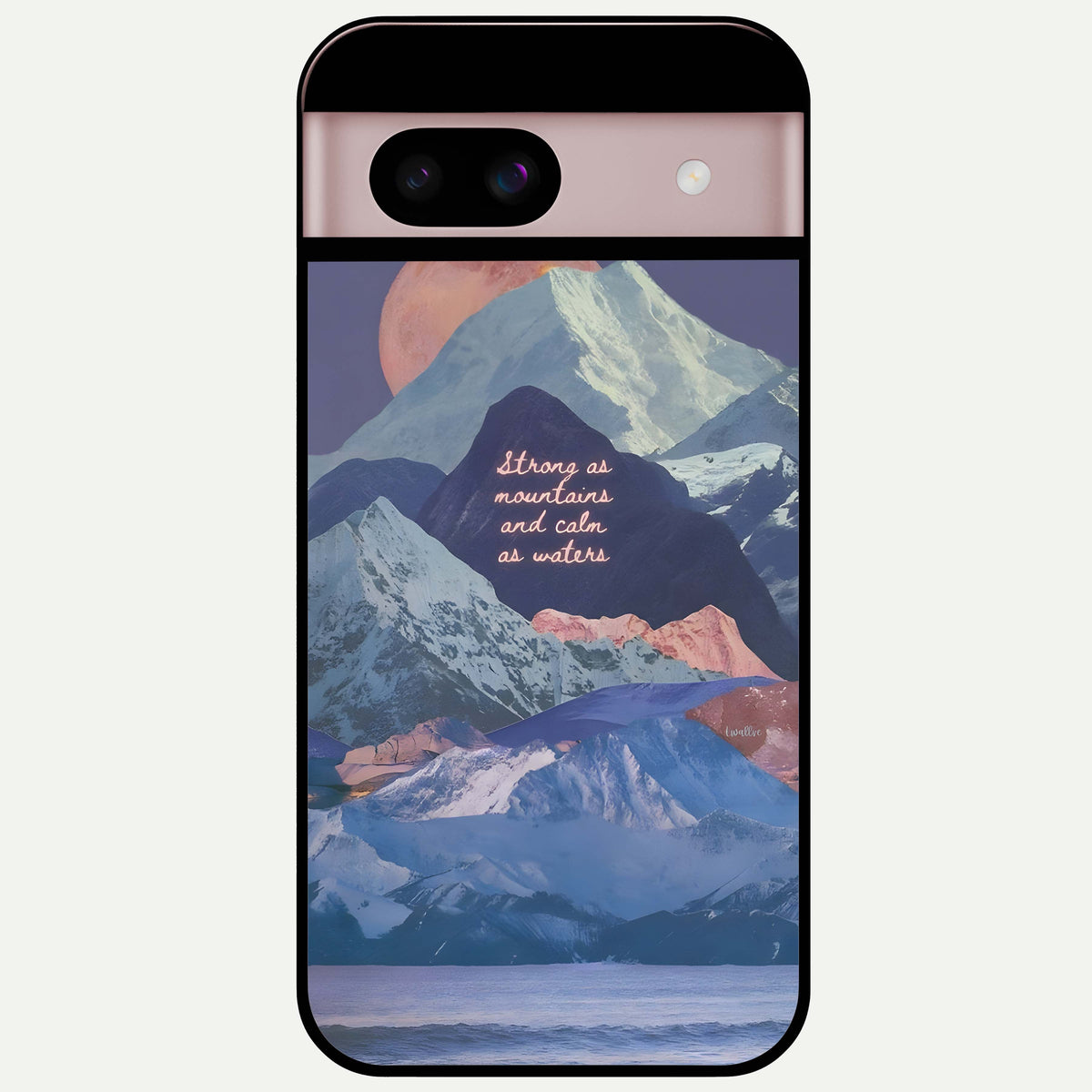  Celestial Mountain Calm Glass Case For Google Pixel 8 back cover – full design glossy printed glass finish