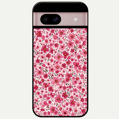  Cherry Blossom Charm Glass Case For Google Pixel 8 back cover – full design glossy printed glass finish