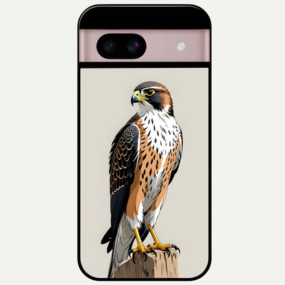  Clever Eagle Glass Case For Google Pixel 8 back cover – full design glossy printed glass finish