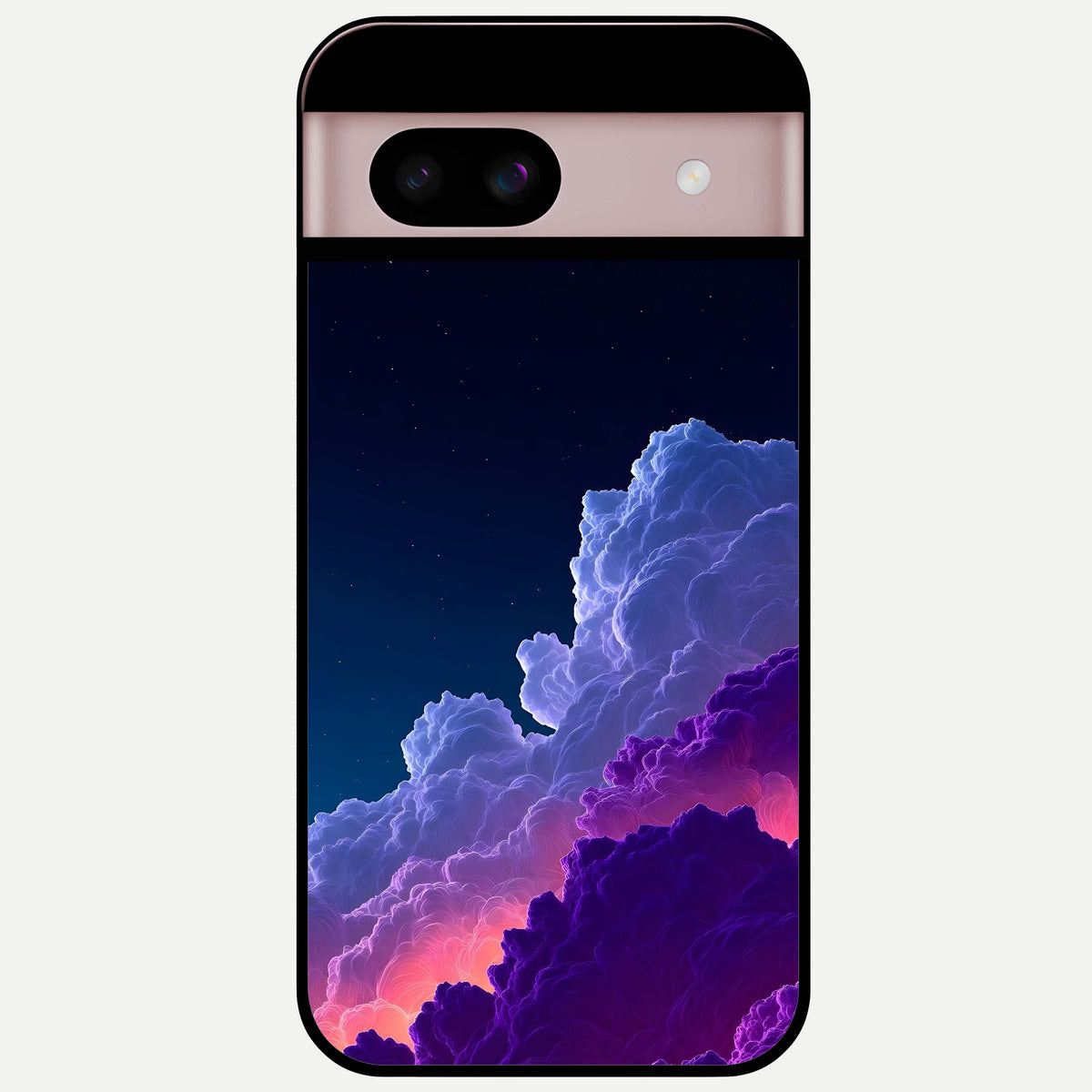  Dreamy Cloud Skies Glass Case For Google Pixel 8 back cover – full design glossy printed glass finish