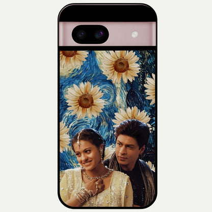  Eternal Love Story Glass Case For Google Pixel 8 back cover – full design glossy printed glass finish