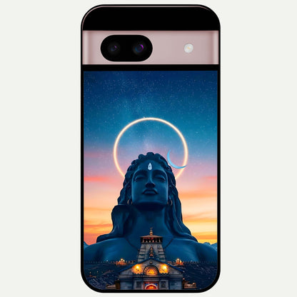  Eternal Shiva Aura Glass Case For Google Pixel 8 back cover – full design glossy printed glass finish
