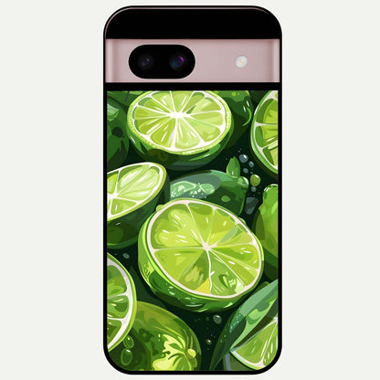  Green Kawasaki Glass Case For Google Pixel 8 back cover – full design glossy printed glass finish