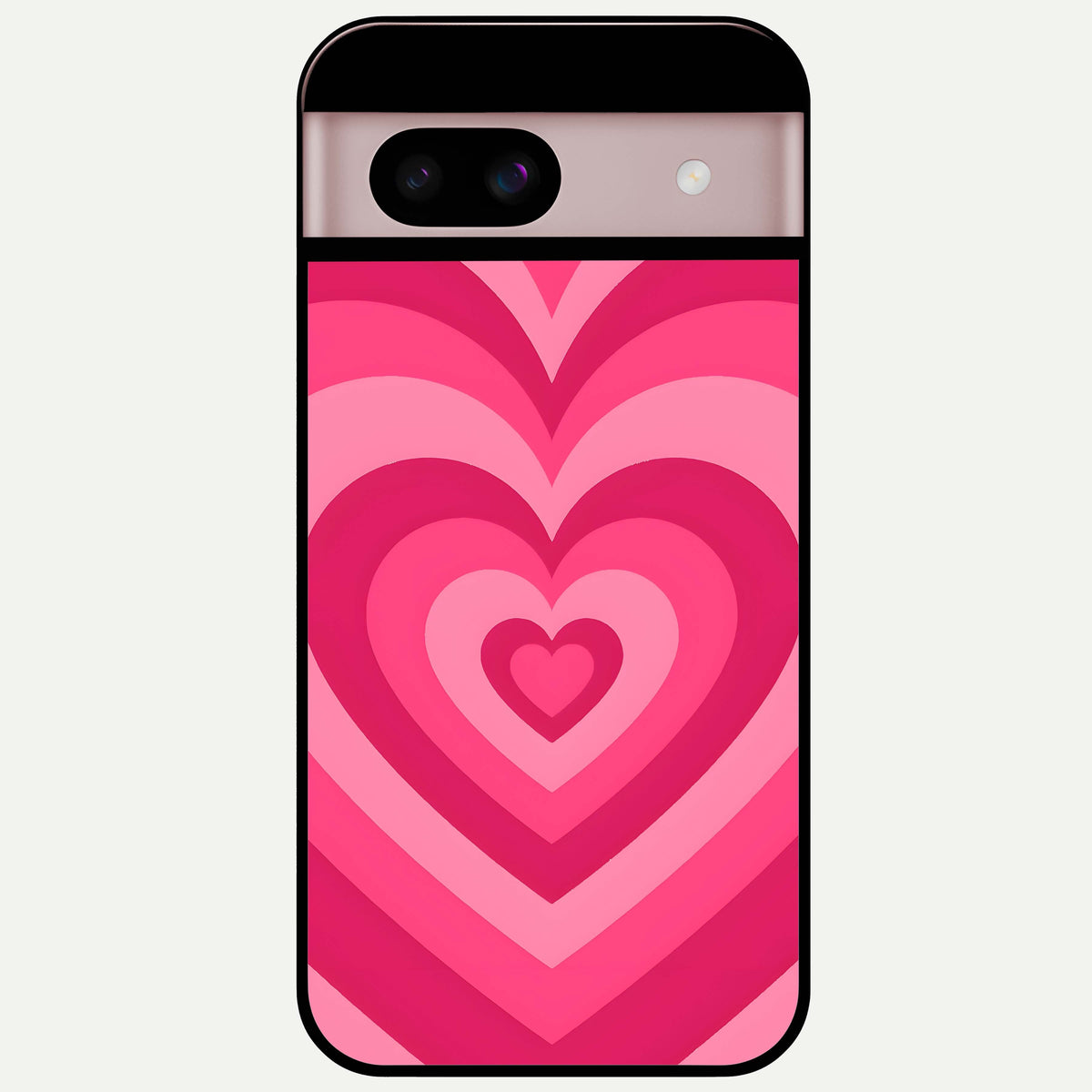  Layered Love Hearts Glass Case For Google Pixel 8 back cover – full design glossy printed glass finish