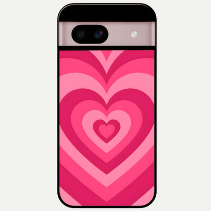 Layered Love Hearts Glass Case For Google Pixel 8 back cover – full design glossy printed glass finish