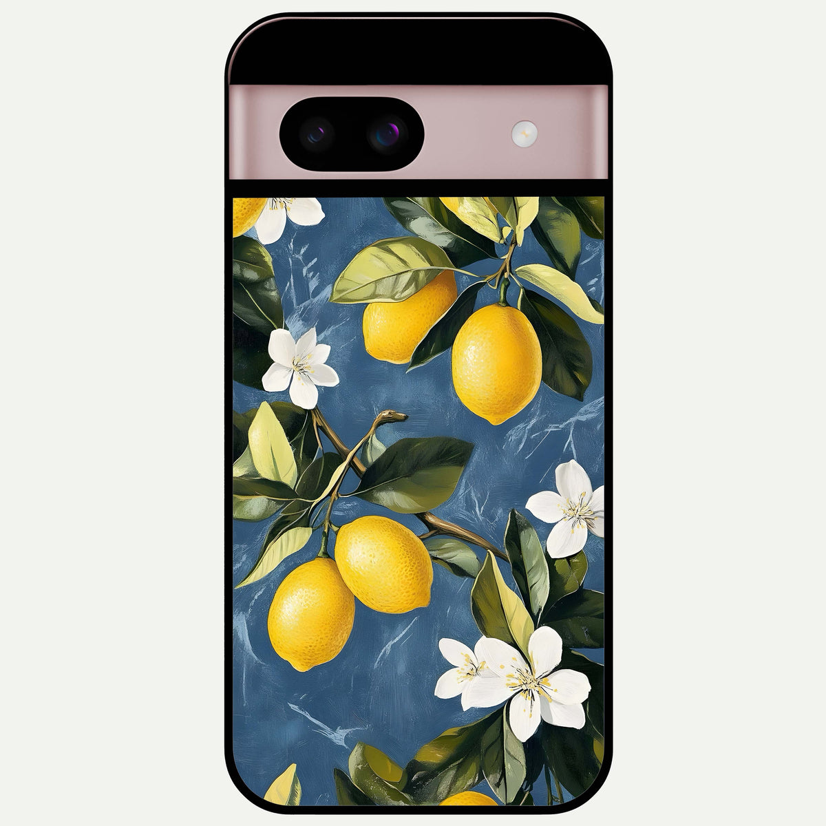  Lemon Dream Garden Glass Case For Google Pixel 8 back cover – full design glossy printed glass finish