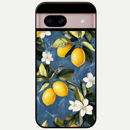  Lemon Dream Garden Glass Case For Google Pixel 8 back cover – full design glossy printed glass finish