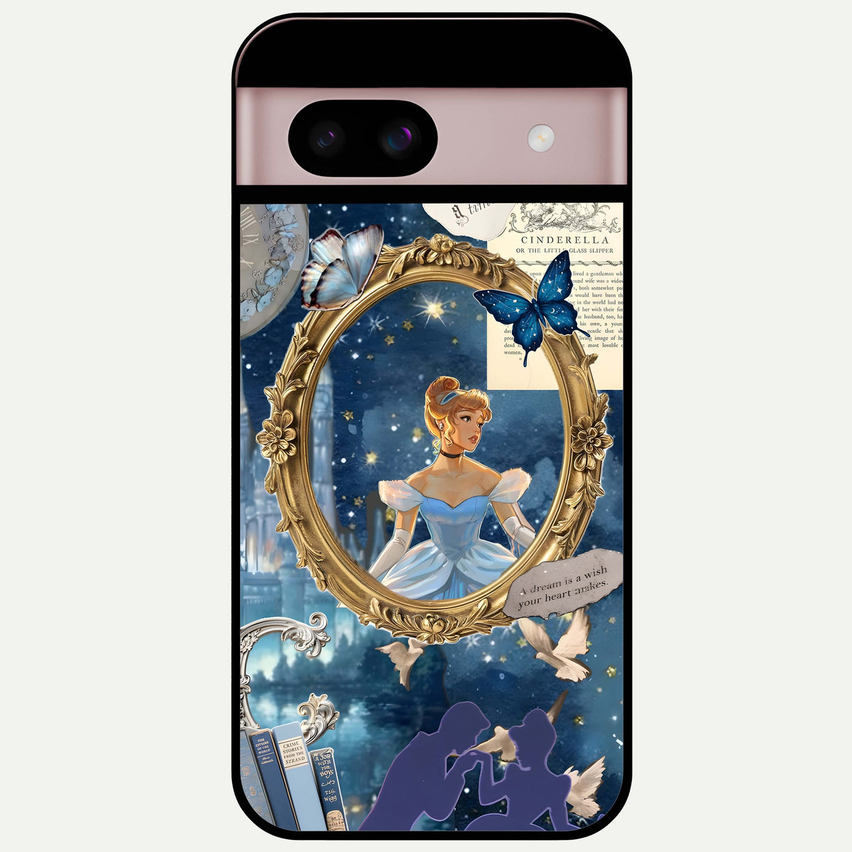  Midnight Queen Glass Case For Google Pixel 8 back cover – full design glossy printed glass finish