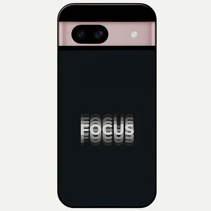 Mono Focus Vision Glass Case For Google Pixel 8 back cover – full design glossy printed glass finish