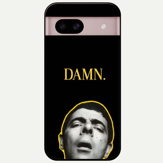  Mr Bean Damn Glass Case For Google Pixel 8 back cover – full design glossy printed glass finish