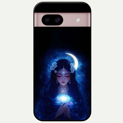  Mystic Moon Queen Glass Case For Google Pixel 8 back cover – full design glossy printed glass finish