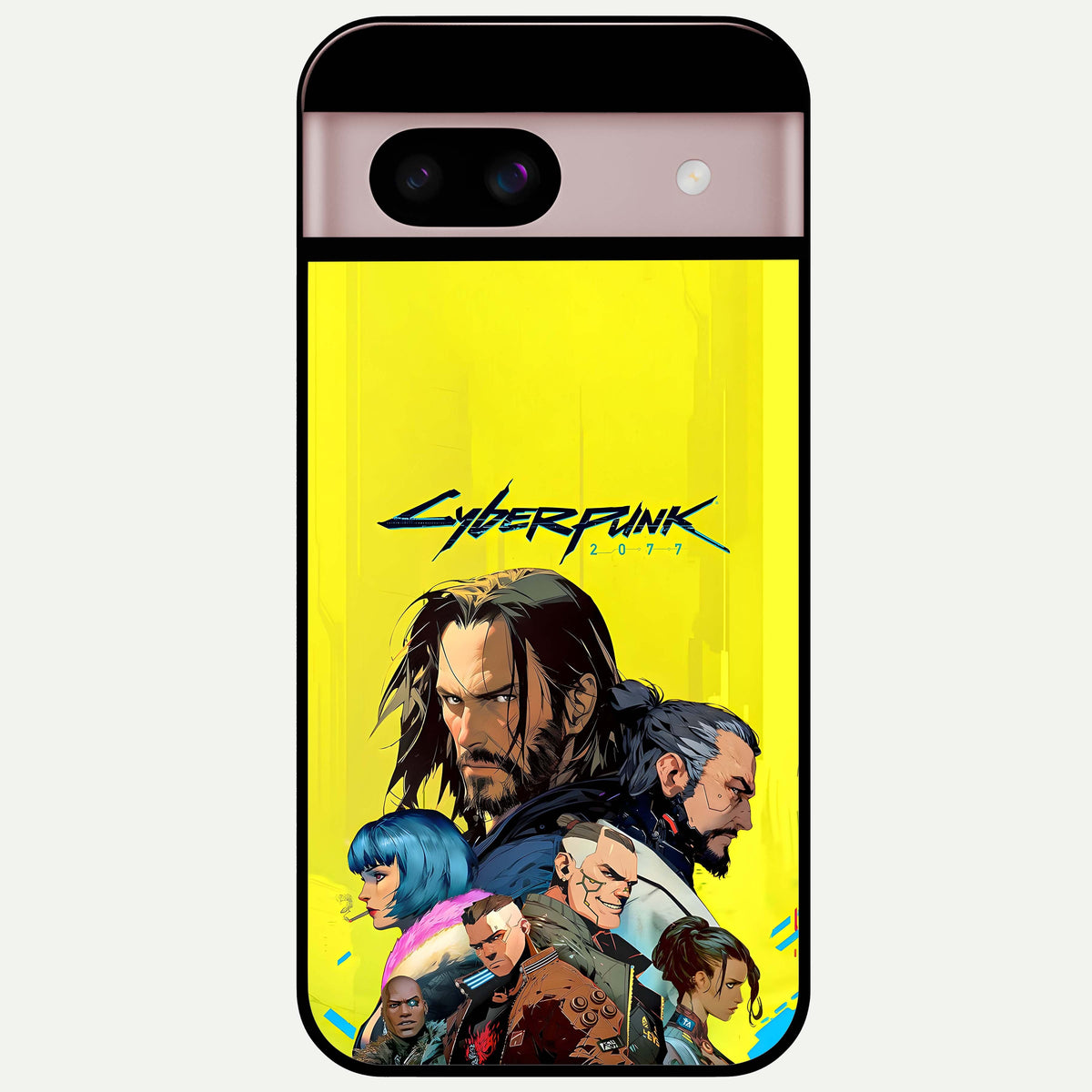  Neon Rebel Genesis Glass Case For Google Pixel 8 back cover – full design glossy printed glass finish