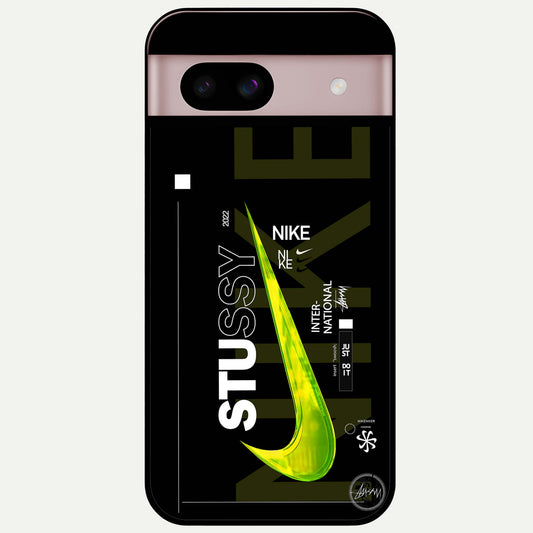  Neon Street Edition Glass Case For Google Pixel 8 back cover – full design glossy printed glass finish